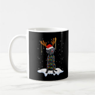 Black Lab Labrador Christmas Tree Light Pajama Dog Coffee Mug