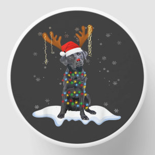 Black Lab Labrador Christmas Tree Light Pajama Dog Mini Candle Favors