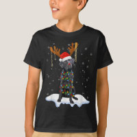 Black Lab Labrador Christmas Tree Light Pajama Dog
