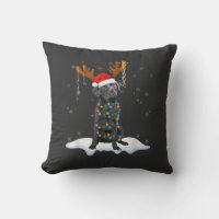 Black Lab Labrador Christmas Tree Light Pajama Dog