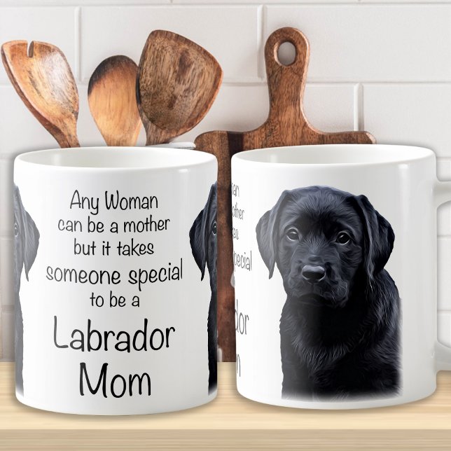 Black Lab - Labrador Mom Coffee Mug (Creator Uploaded)