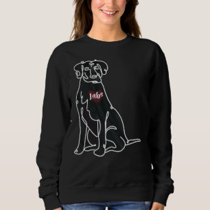 Black Lab Labrador Retriever Dog Sweatshirt