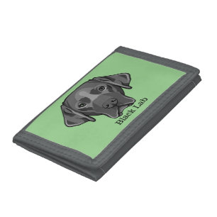 Black Lab Labrador Retriever Dog Wallet