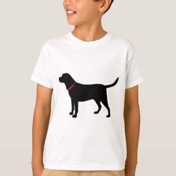 Black Lab  Labrador Retriever T-shirt by ginjavv at Zazzle