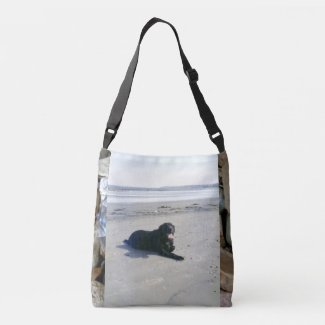 Black Lab Love Crossbody Bag