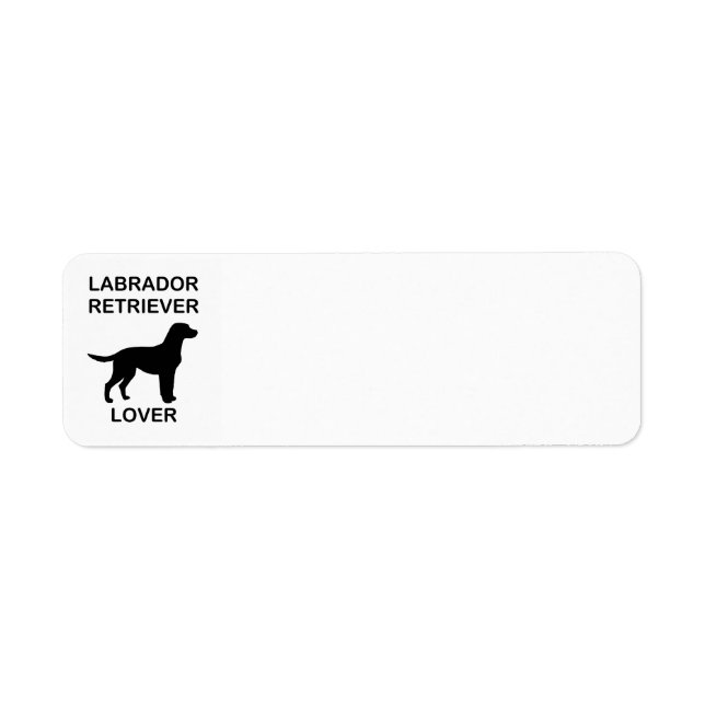 black lab lover label (Front)
