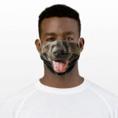 Black Lab Lovers Adult Cloth Face Mask (Worn)