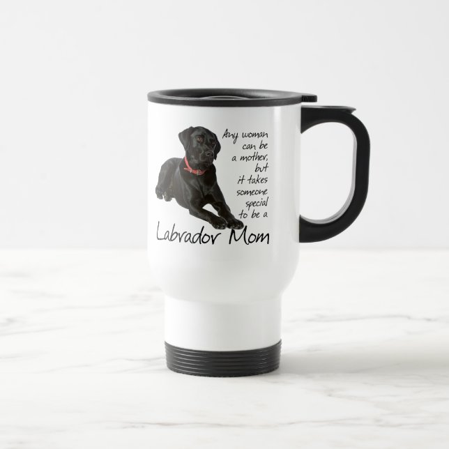Black Lab Mom Mug (Right)