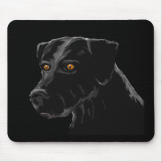 Black Lab Mouse Pad