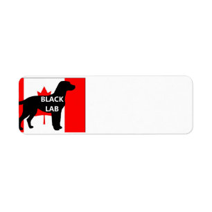 black lab name silo American-Flag Label