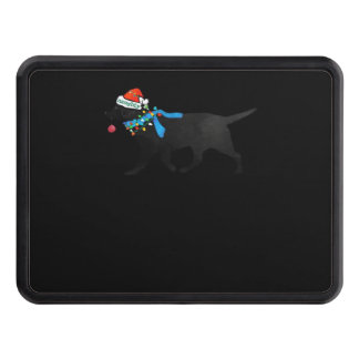 Black Lab Naughty Christmas Dog Classic T-Shirt Hitch Cover