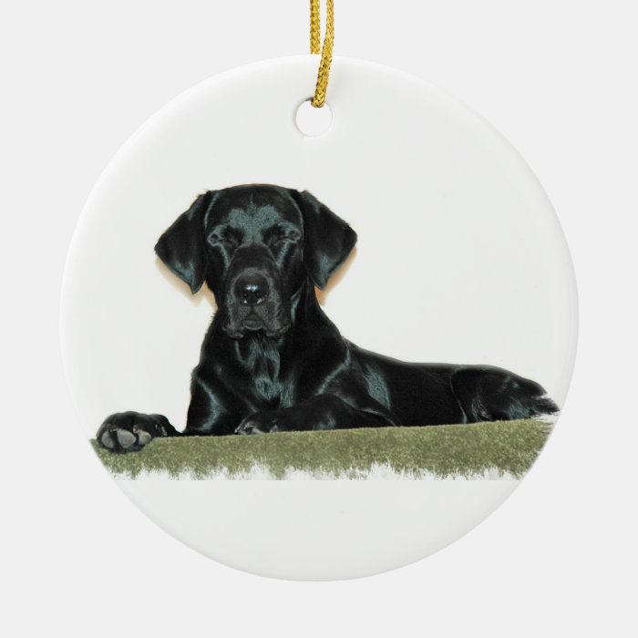 Black Lab Ornament