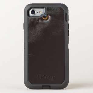 black lab OtterBox defender iPhone SE/8/7 case
