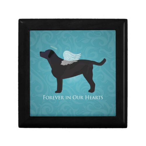 Black Lab Pet Memorial Sympathy Pet Loss Design Jewelry Box