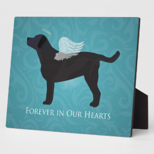 Black Lab Pet Memorial Sympathy Pet Loss Design Plaque