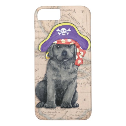 Black Lab Pirate iPhone 87 Case