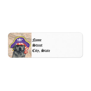Black Lab Pirate Label