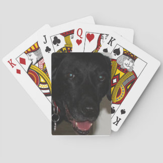 Black Lab Playing Cards