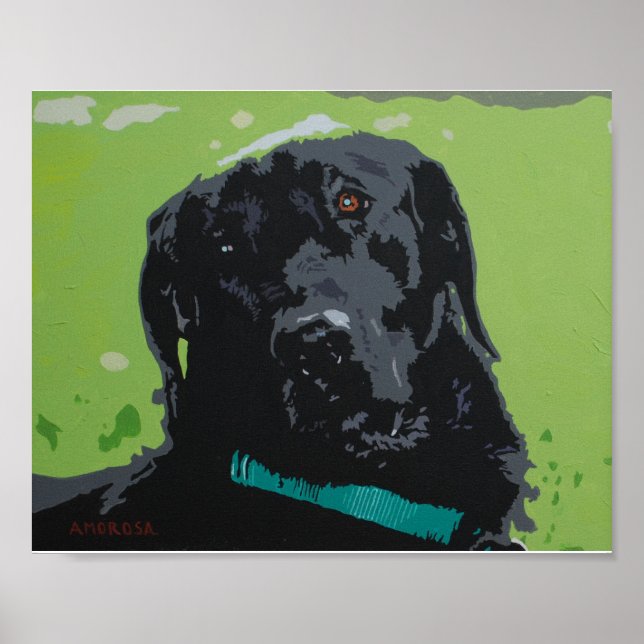 Black Lab Poster (Front)