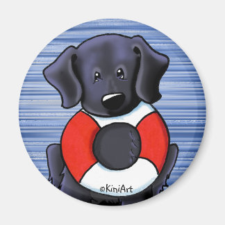 Black Lab Rescue Magnet