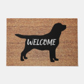 Cute Golden Retriever Oh Nice Shoes - Doormat