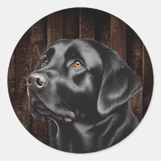 Black Lab Stickers