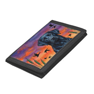Black Lab Sunset Duck Hunting Wallet