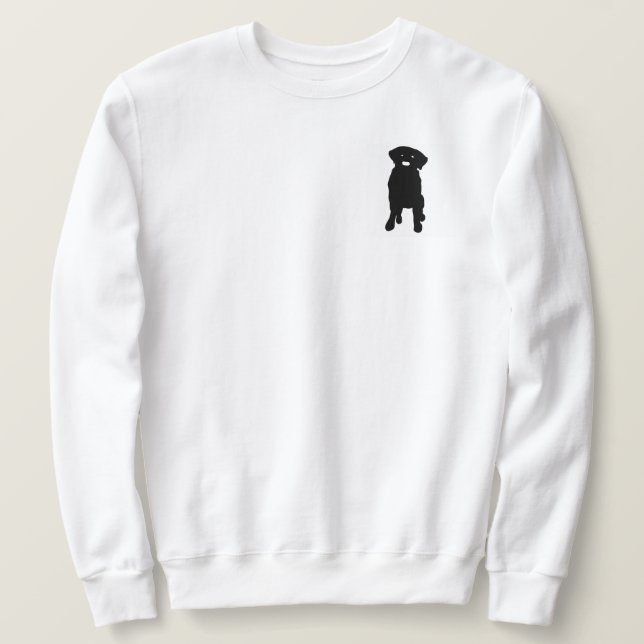 Black lab sweatshirt (Design Front)