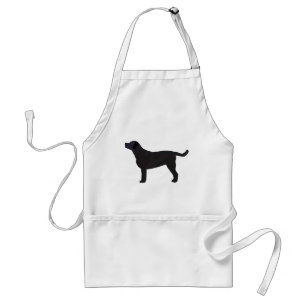 Black Lab Templates Ready to Customize Adult Apron