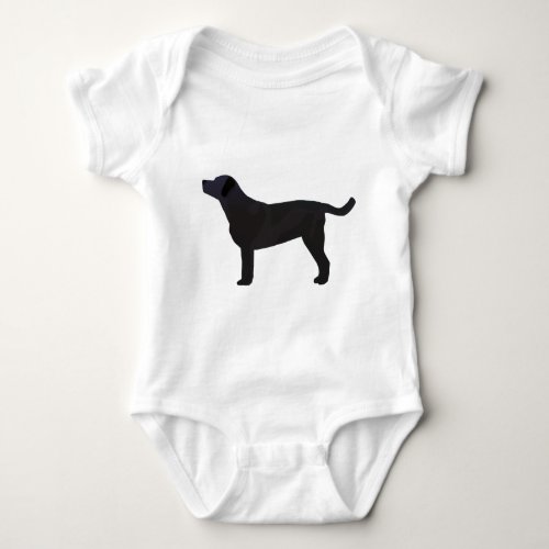 Black Lab Templates Ready to Customize Baby Bodysuit