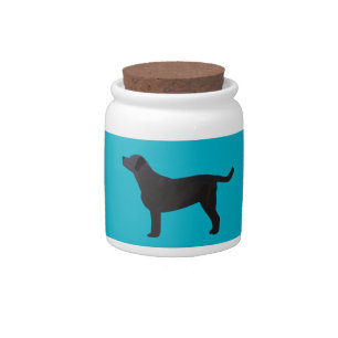 Black Lab Templates Ready to Customize Candy Jar
