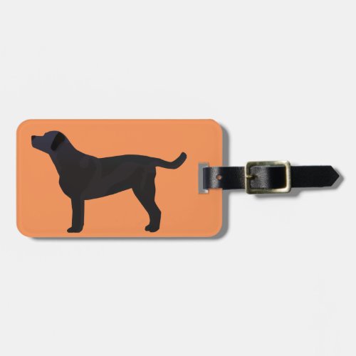 Black Lab Templates Ready to Customize Luggage Tag