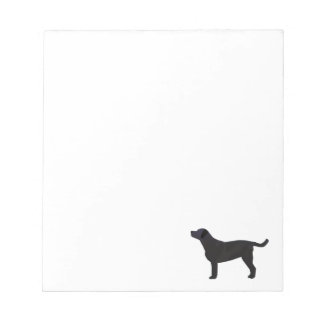 Black Lab Templates Ready to Customize Notepad