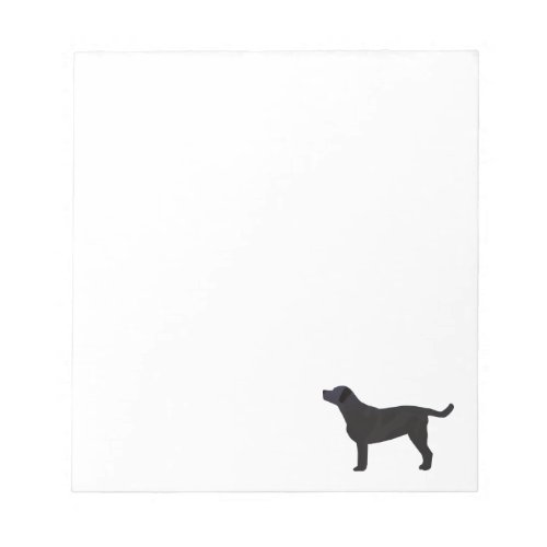 Black Lab Templates Ready to Customize Notepad