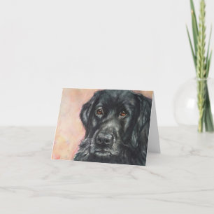Black Lab Thank You Card