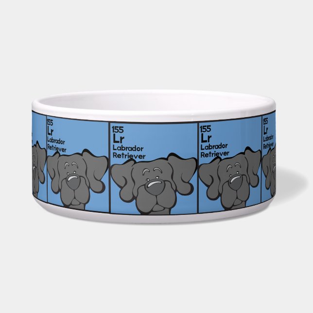 Black Lab - The Dog Table Bowl (Front)