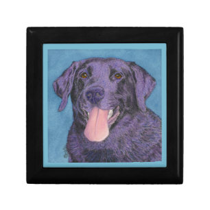 Black Lab Tile Box - "Pinecone"