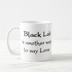 black lab way coffee mug