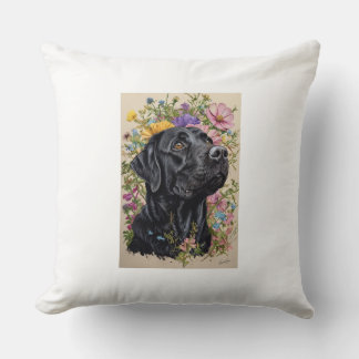 BLACK LABARDORE PILLOW