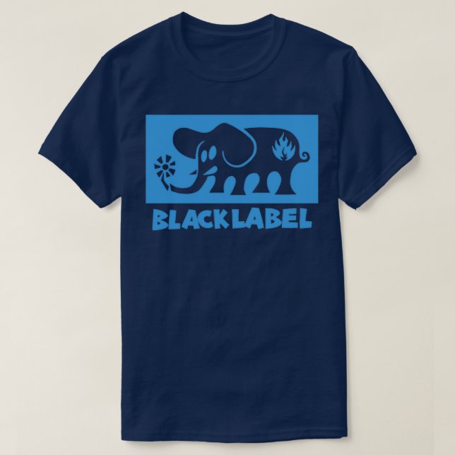 Black Label Skateboards 6 T-Shirt (Design Front)