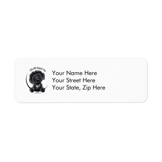 Black Labradodle IAAM Label (Front)