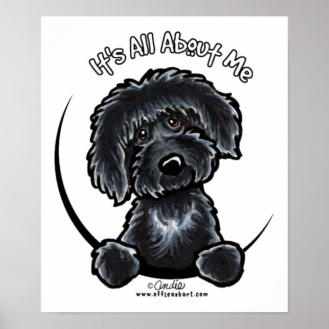 Black Labradodle IAAM Poster (Front)
