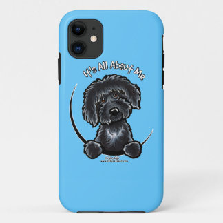 Black Labradoodle Its All About Me Off-Leash Art™ iPhone 11 Case