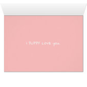 Black Labradoodle Puppy Love (Inside Horizontal (Bottom))