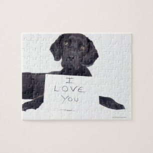 Black Labrador 13 Months Jigsaw Puzzle