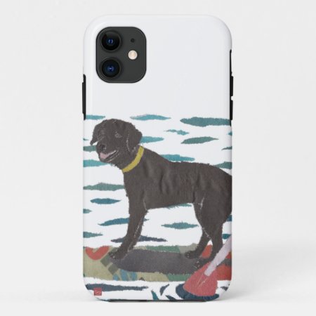 Black Labrador, Beach Dog Case-mate Iphone Case