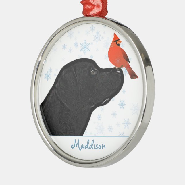 St. Louis Cardinals Team Dog Ornament MLB Licensed- Black Labrador