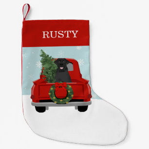 Black Labrador Christmas Dog Small Christmas Stocking
