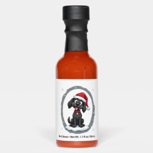 Black Labrador Christmas Santa Hat Xmas Pajama T-S Hot Sauces
