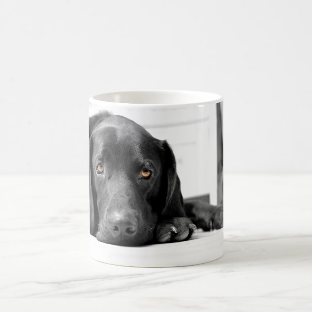 Black Labrador Coffee Mug (Center)